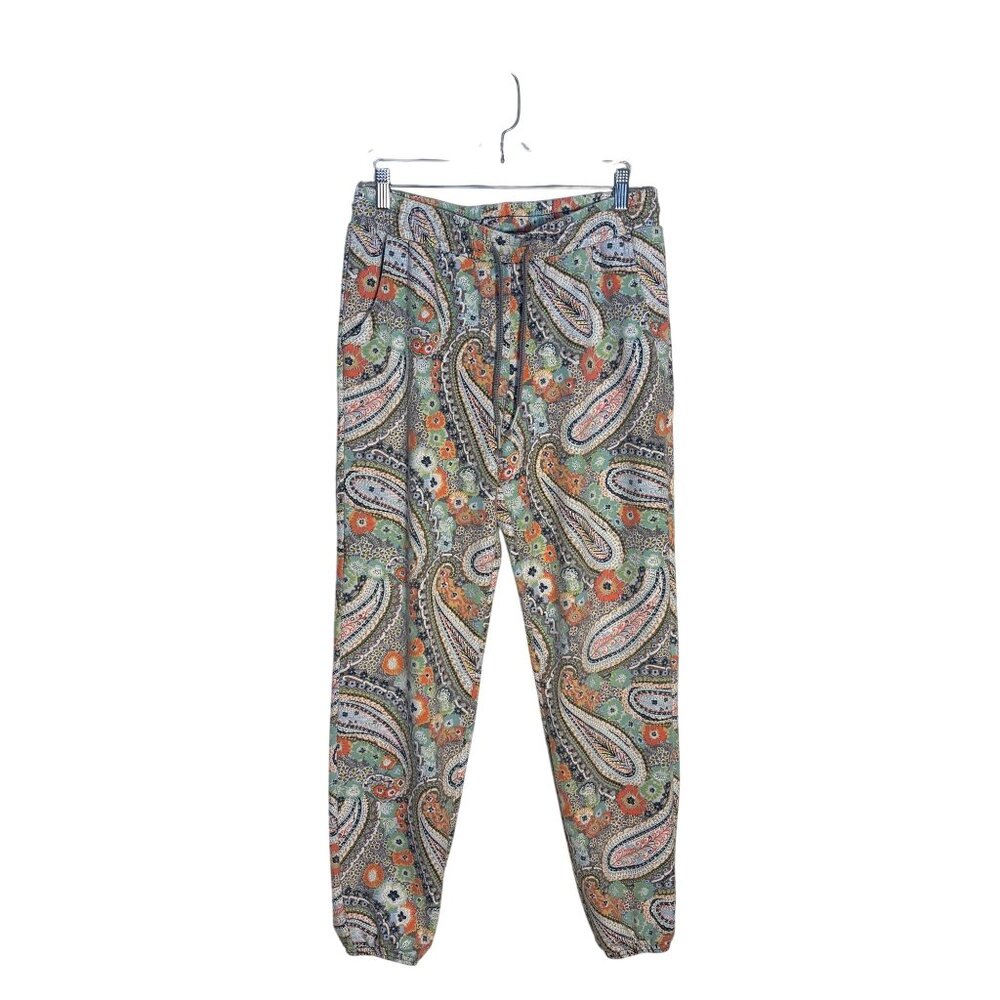 Vera Bradley Womens Paisley Print Jogger Pants Size S Soft Elastic Waist